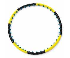 Wozinsky WHH-110 Hula Hoop Massager with Nodules - Juodas and Geltona