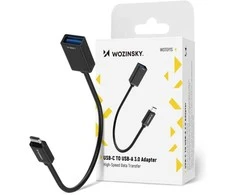 Wozinsky WOTGY1S USB-C 3.0 (male) – USB-A 3.0 (female) OTG Adapteris – juodos spalvos