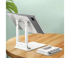 Wozinsky WPT-K28 Desk Stand for Phone Planšetė Išmanusis telefonas Holder Foldable - Baltas