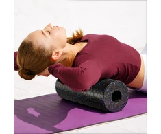 Wozinsky WRM-33 Massage Roller Exercise Roller 33 cm - Juodas