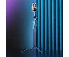 Wozinsky WST-360YS Selfie Stick with Tripod Function with 360° AI Auto Face Tracking Gesture Control – juodos spalvos