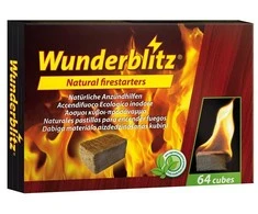 Wunderblitz Ugnies įdegtukai kubeliais, 64 vnt.