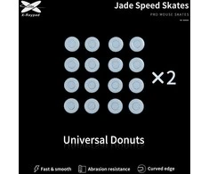 X-Raypad Jade DIY Skates Universal Donuts Pilkas 40 vnt. (⌀9.5 x 0.8 mm) (Pilki) Pakaitiniai Pelė Feet