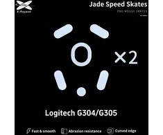 X-Raypad Jade Skates Logitech G304 &amp; G305 Baltas 2 vnt. (Balti) Pakaitiniai Pelė Feet