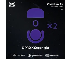 X-Raypad Obsidian Air Pelė Feet | Violetinė, x2, Logitech G Pro X Superlight