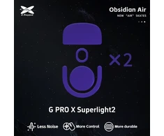 X-Raypad Obsidian Air Pelė Feet | Violetinė, x2, Logitech G Pro X Superlight 2