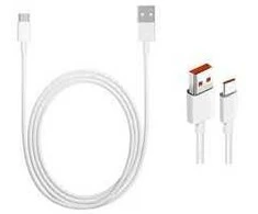 Xiaomi Original USB-C duomenų kabelis 6A 1m baltos spalvos (Bulk)