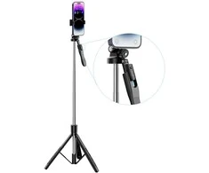 XO asmenukių lazda "Bluetooth" trikojis SS15 juodas 180 cm