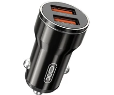 XO automobilinis įkroviklis CC48 2x USB 2,4A juodas
