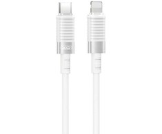 XO laidas NB-Q282A PD USB-C - Lightning 1,0m 27W baltos spalvos