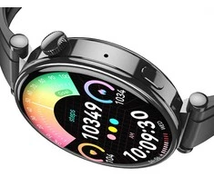 XO išmanusis laikrodis GT4 Mini Amoled juodos spalvos