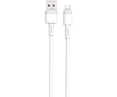 XO kabelis NB-Q166 USB - USB-C 1,0 m 5A baltas spalvos