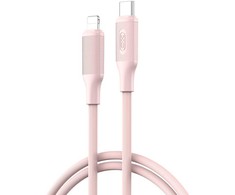 XO kabelis NB-Q265A PD USB-C - Lightning 1,0m 27W rožinės spalvos