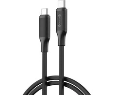 XO kabelis NB-Q265B PD USB-C - USB-C 1,0m 60W juodos spalvos