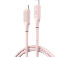 XO kabelis NB-Q265B PD USB-C – USB-C 1,0m 60W rožinis