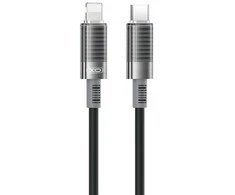 XO kabelis NB-Q282B PD USB-C - USB-C 1,0m 60W juodos spalvos