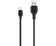 XO kabelis NB103 USB - Lightning 2,0 m 2,1A juodos spalvos