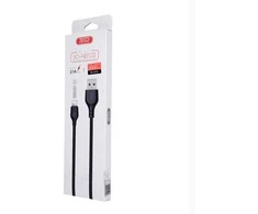 XO kabelis NB103 USB - Lightning 2,0 m 2,1A juodos spalvos