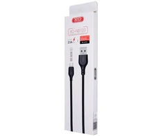 XO laidas NB103 USB – microUSB 2,0 m 2,1A juodas