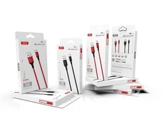 XO kabelis NB143 USB - microUSB 2,0 m 2,4A juodos spalvos