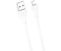 XO kabelis NB200 USB - Lightning 2,0m 2.1A baltos spalvos