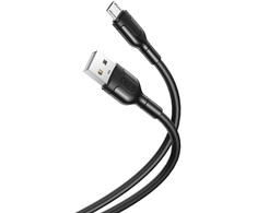 USB kabelis į Micro USB XO NB212 2.1A 1m (juodas)