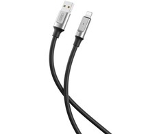 XO kabelis NB251 USB – Lightning 1,0 m 6A juodas