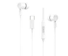 XO laidinės ausinės EP81 USB-C baltos spalvos