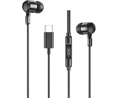 XO laidinės ausinės EP81 USB-C juodos
