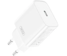 XO laidinis įkroviklis CE15 PD 20W 1x USB-C baltos spalvos