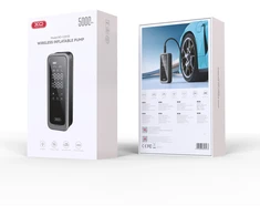 XO ratų pompa CZ018 juoda universali 5000mAh belaidė