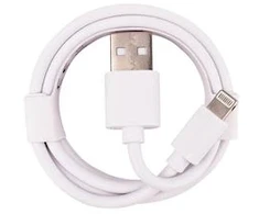 XPECT USB-A to Lightning Round wrapped, baltas