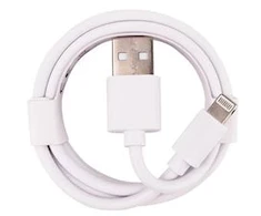 XPECT USB-A to Lightning Round wrapped, baltas