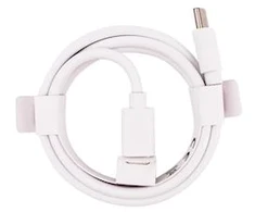 XPECT USB-C to USB-C Round wrapped, baltas