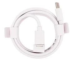 XPECT USB-C to USB-C Round wrapped, baltas
