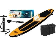 XQMAX Pripučiama SUP lenta 245x57x10cm, 90kg, oranžinė