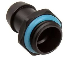 XSPC fitting straight G1/4 inch female thread to 10mm ID – juodas matt