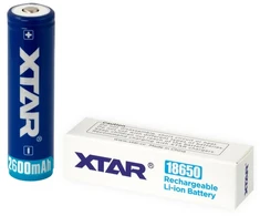 Xtar Akumuliatorius 18650 3.7V 2600mAh Li-Ion su integruotu krovimo valdikliu PCM