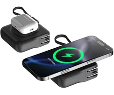 Xtorm XTPP101 nešiojamasis įkroviklis Ličio polimeras (LiPo) 10000 mAh Belaidis įkrovimas Juoda