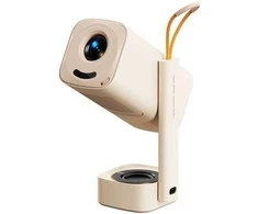 YABER T1 Pro, mini WiFi Projektorius su sukiojamu stovu, Full HD 1080P, 220 ANSI lumens, Creme