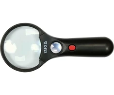 YATO LUPA DWIE SOCZEWKI 3x/45x PODŚWIETLENIE LED