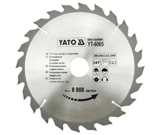 Pjūklas medžiui diskinis Yato | 200x30/2,2mm 24dant,