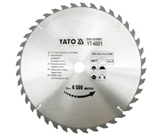 YATO WIDI diskinis pjūklas 350 x 30 mm 40 dantukų 6081
