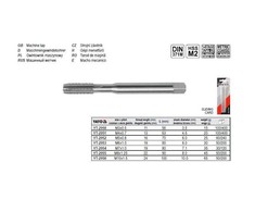 YATO Sriegiklis MASZYNOWY M10, DIN 371 HSS M2 2956