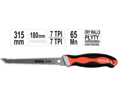 YATO PJŪKLAS GIPSUI 180mm 31343