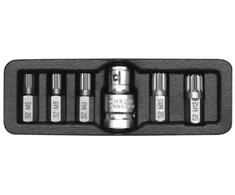 YATO KOŃCÓWKI SPLINE 6elem. M5 - M12 + ADAPTER 0414
