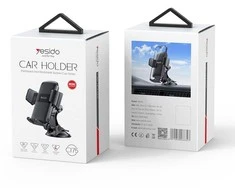 Yesido automobilinis telefono laikiklis C175 to windshield juodos spalvos