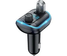 Yesido Transmitter FM Y44 MP3, Bluetooth - 2xUSB + Micro SD - 20W juodas