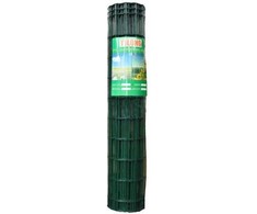 Yilong Tvoros tinklas EUROFENCE, virintas, PVC, žalios sp., 100 x 50 x 2,1 mm x 1,0 x 25 m