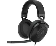 Žaidimų ausinės Corsair HS65 SURROUND juodos